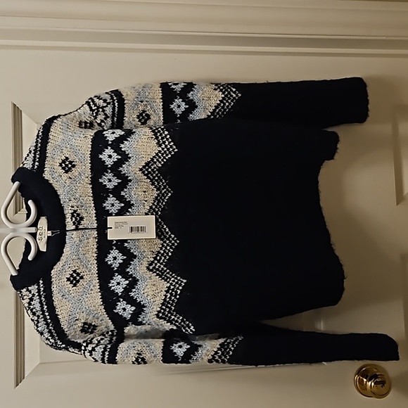 Sea New York Blue Fair Isle small BNWT - Picture 2 of 7